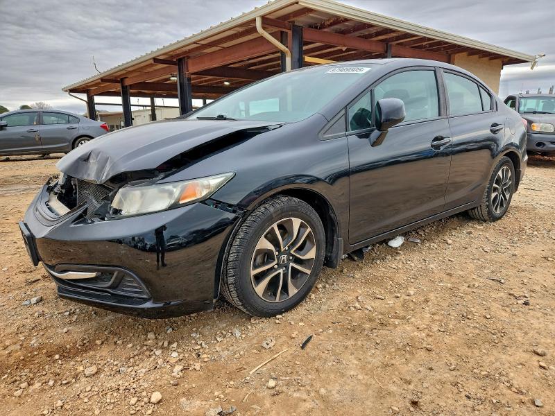 HONDA CIVIC EX 2013 with VIN 2HGFB2F86DH533874 - Photo from auction