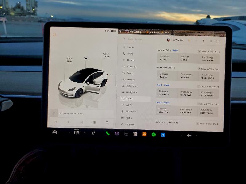 Photo 9 from auction – 2023 TESLA MODEL 3 with VIN 5YJ3E1EA5PF561134