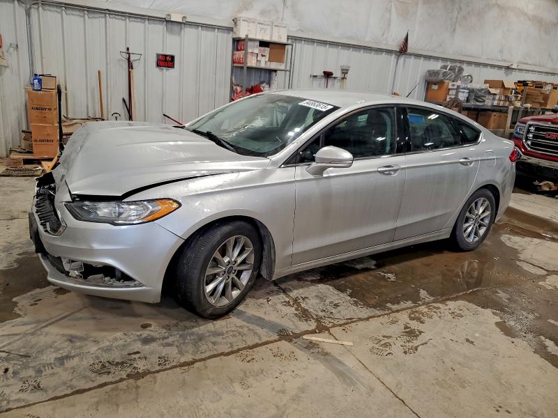 FORD FUSION SE 2017 with VIN 3FA6P0HD3HR283394 - Photo from auction