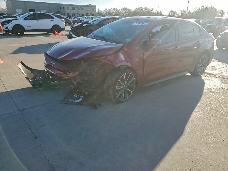 TOYOTA COROLLA SE 2022 with VIN JTDM4MCE6NJ091863 - Photo from auction