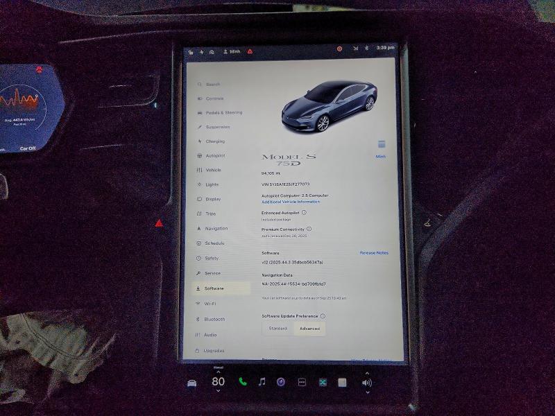 Photo 9 from auction – 2018 TESLA MODEL S with VIN 5YJSA1E25JF277073