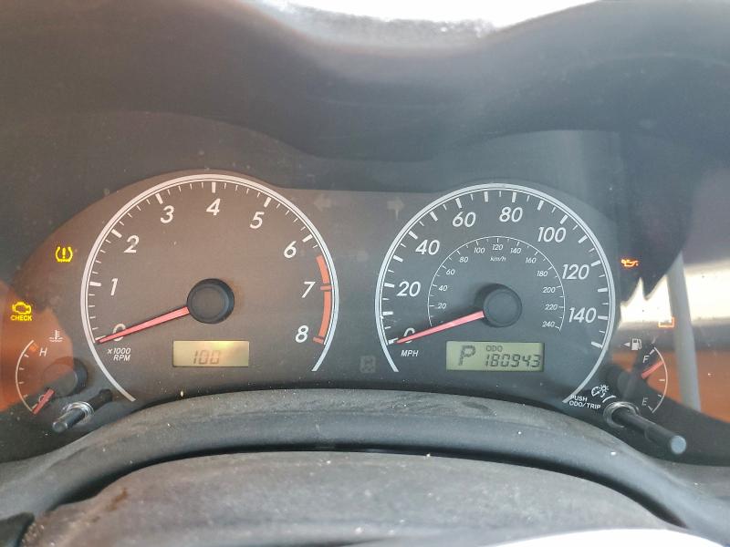 Photo 9 from auction – 2009 TOYOTA COROLLA BA with VIN 1NXBU40E59Z101326