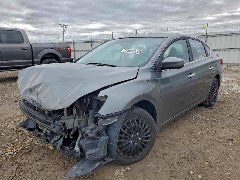 NISSAN SENTRA S 2019 with VIN 3N1AB7AP1KY263015 - Photo from auction