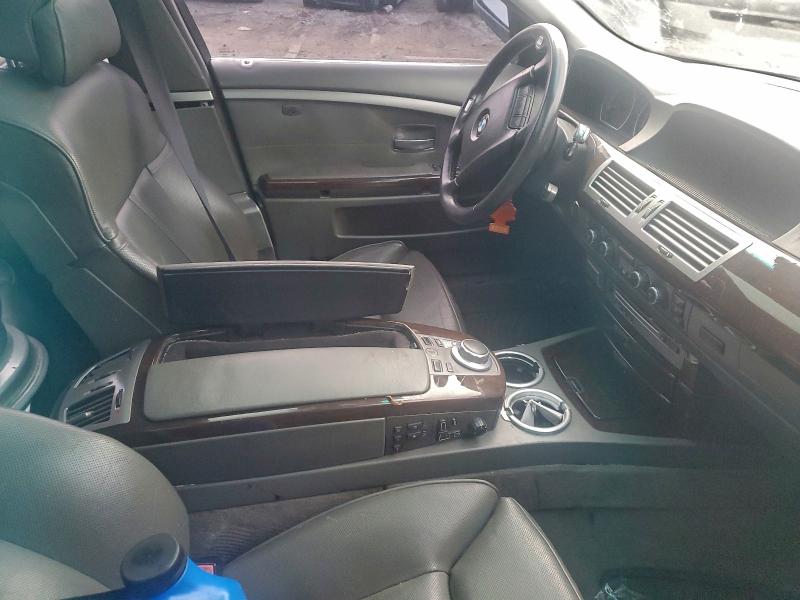 Photo 9 from auction – 2006 BMW 750 I with VIN WBAHL83576DT05347