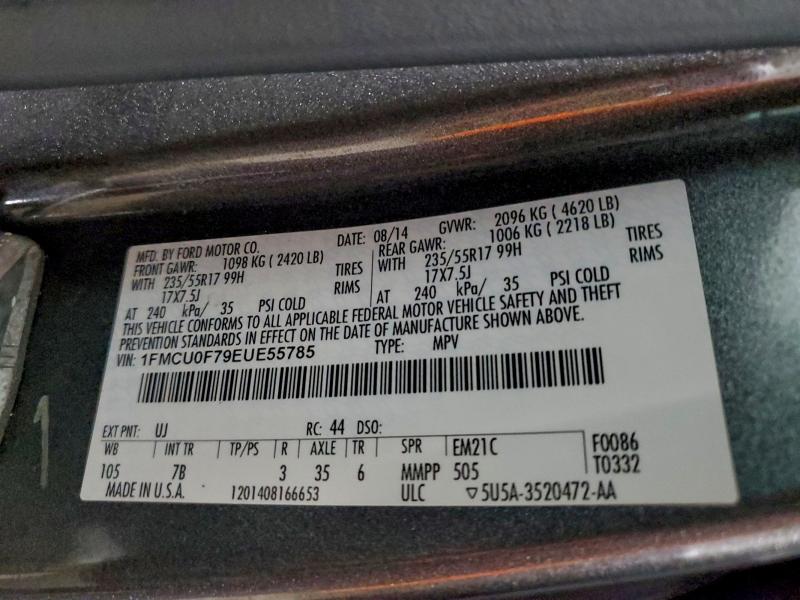 صورة رقم 14 من المزاد - 2014 FORD ESCAPE S مع VIN 1FMCU0F79EUE55785