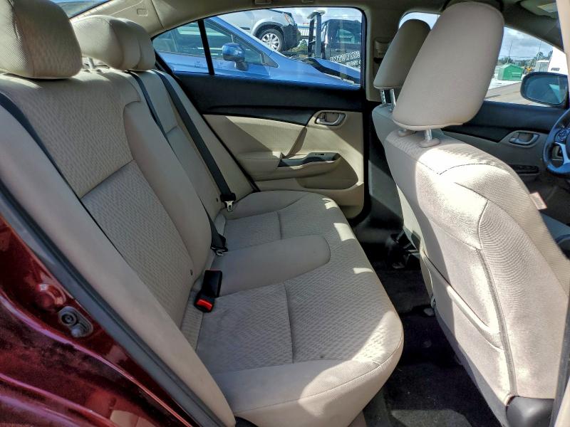 Photo 10 from auction – 2014 HONDA CIVIC LX with VIN 19XFB2F56EE085184