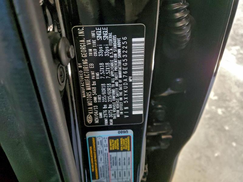 Photo 14 from auction – 2014 KIA SORENTO EX with VIN 5XYKUDA76EG532256