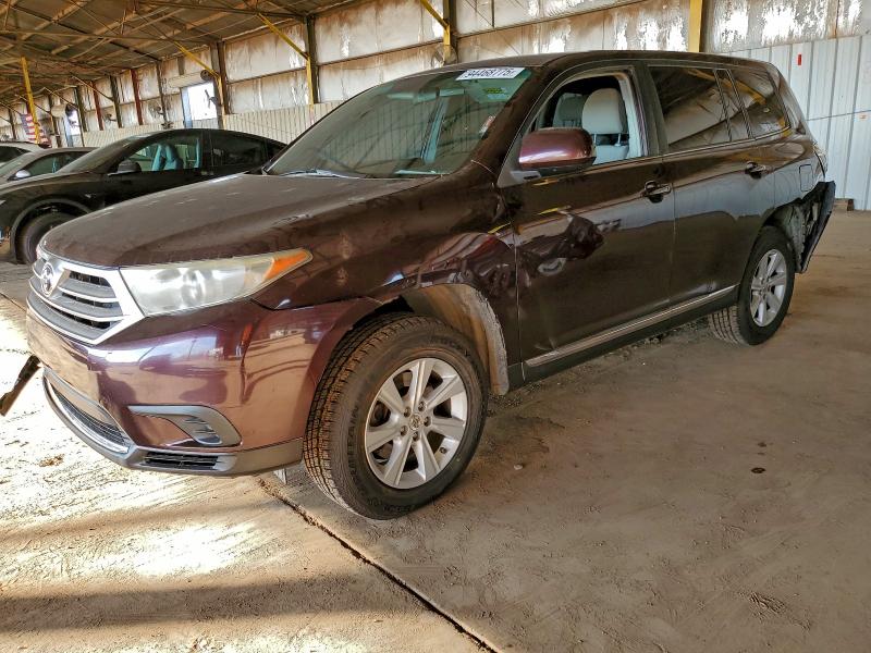 TOYOTA HIGHLANDER 2013 with VIN 5TDZA3EH2DS031659 - Photo from auction