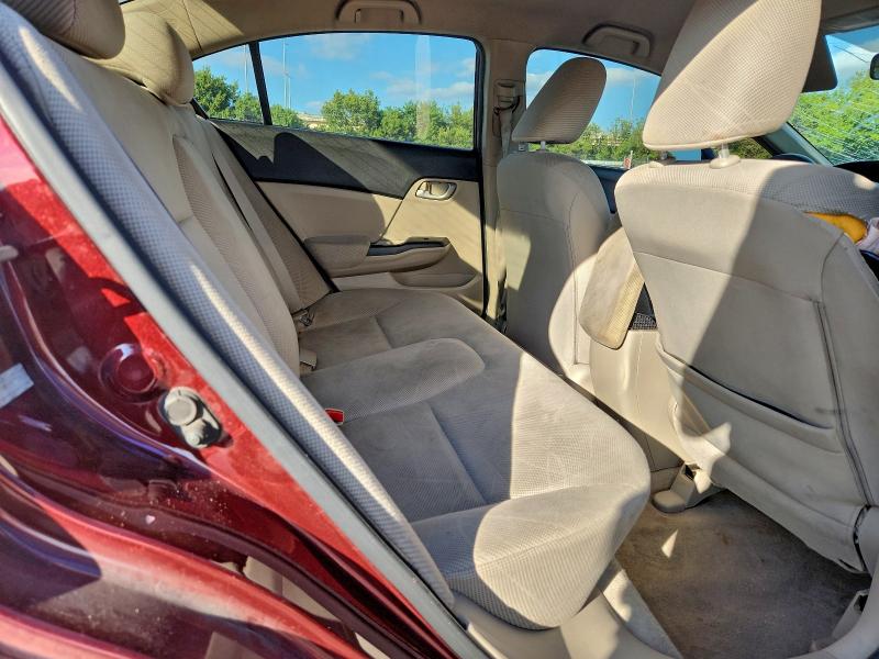 Photo 10 from auction – 2012 HONDA CIVIC LX with VIN 2HGFB2F52CH507776