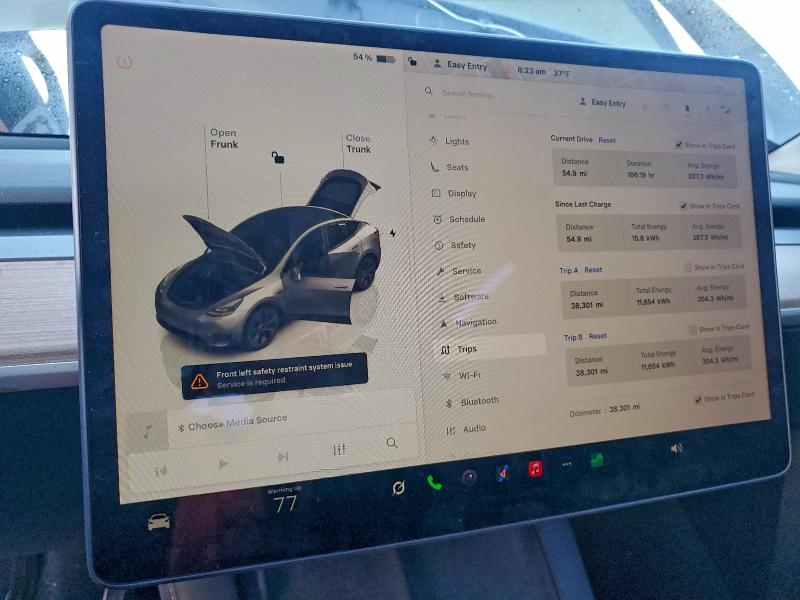 Photo 9 from auction – 2025 TESLA MODEL Y with VIN 7SAYGDEE5SF283397