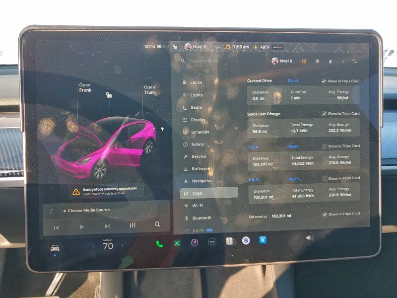 Photo 9 from auction – 2021 TESLA MODEL Y with VIN 5YJYGDEE0MF145461