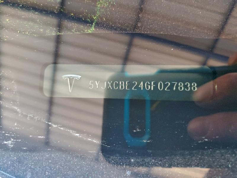 Photo 14 from auction – 2016 TESLA MODEL X with VIN 5YJXCBE24GF027838