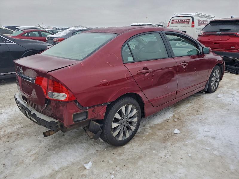 Photo 3 from auction – 2009 HONDA CIVIC EX with VIN 19XFA168X9E015703