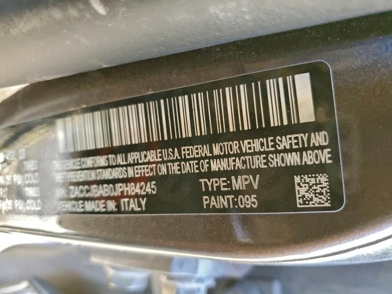 Photo 14 from auction – 2018 JEEP RENEGADE S with VIN ZACCJBAB0JPH84245