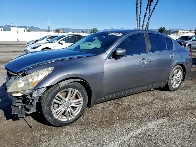 INFINITI G25 BASE 2011 with VIN JN1DV6AP5BM603008 - Photo from auction