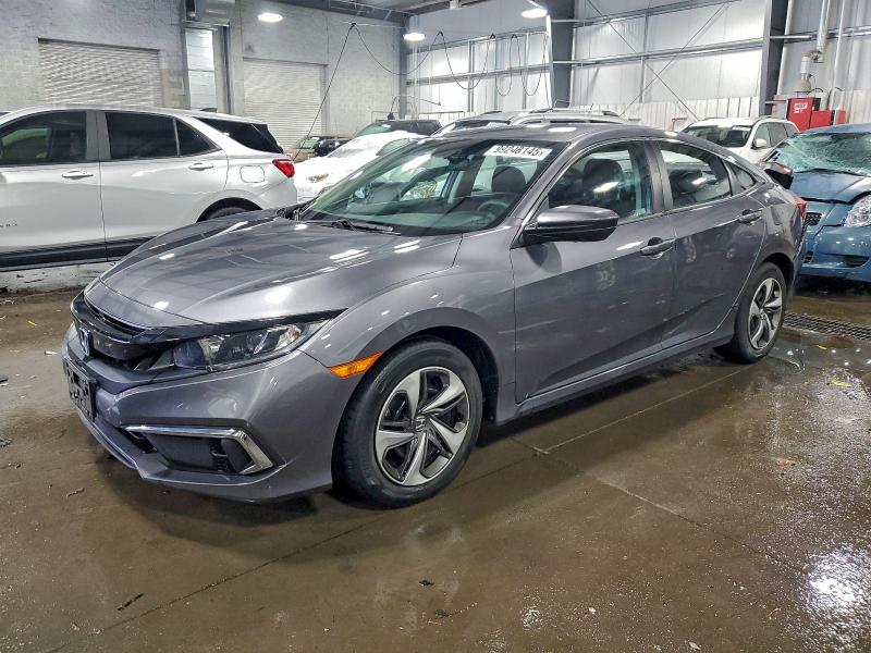 Photo 1 from auction – 2019 HONDA CIVIC LX with VIN 19XFC2F66KE013063
