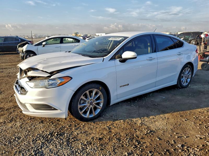 FORD FUSION SE 2017 with VIN 3FA6P0LU6HR208132 - Photo from auction