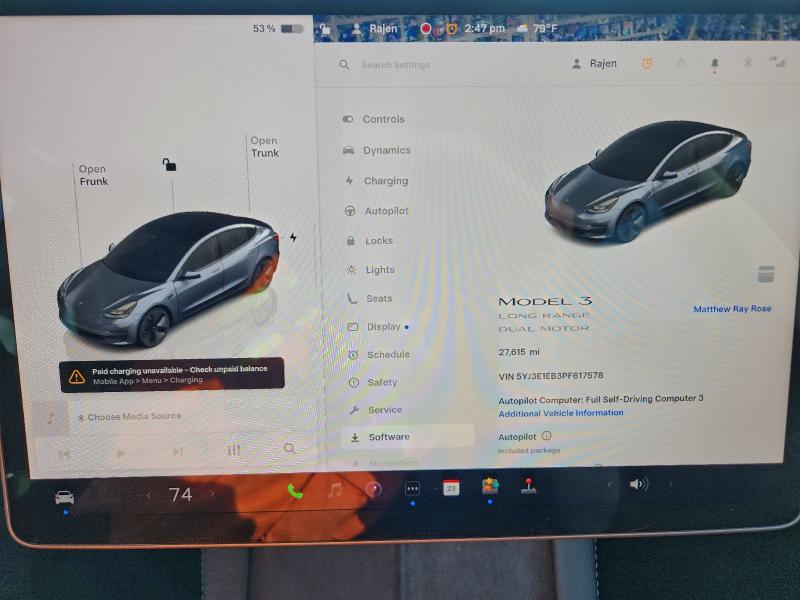 Photo 9 from auction – 2023 TESLA MODEL 3 with VIN 5YJ3E1EB3PF617578