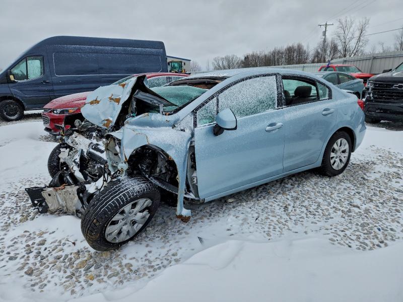 HONDA CIVIC LX 2012 with VIN 2HGFB2F58CH520256 - Photo from auction