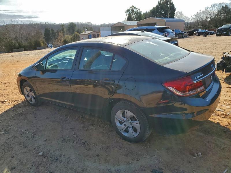 Photo 2 from auction – 2013 HONDA CIVIC LX with VIN 2HGFB2F54DH587700