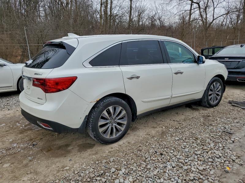 Photo 3 from auction – 2015 ACURA MDX TECHNO with VIN 5FRYD4H46FB028626