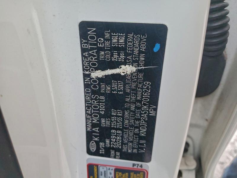 Photo 14 from auction – 2019 KIA SOUL + with VIN KNDJP3A51K7016259