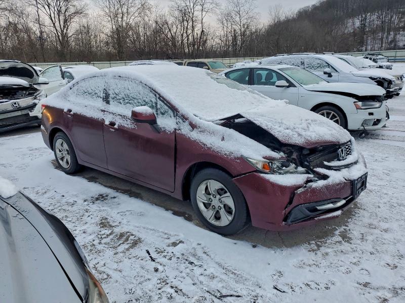 Photo 4 from auction – 2013 HONDA CIVIC LX with VIN 19XFB2F54DE097350