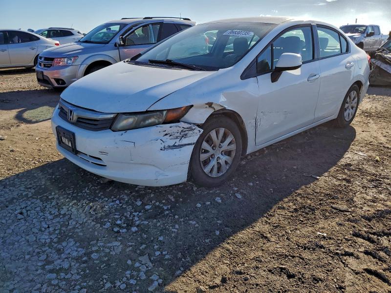 HONDA CIVIC LX 2012 with VIN 2HGFB2F52CH574474 - Photo from auction