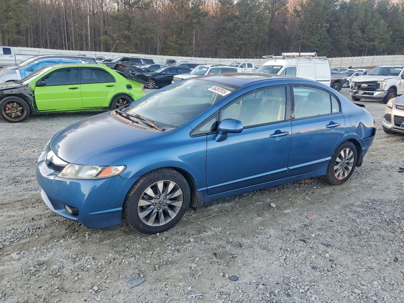 HONDA CIVIC EX 2009 with VIN 1HGFA16889L020004 - Photo from auction