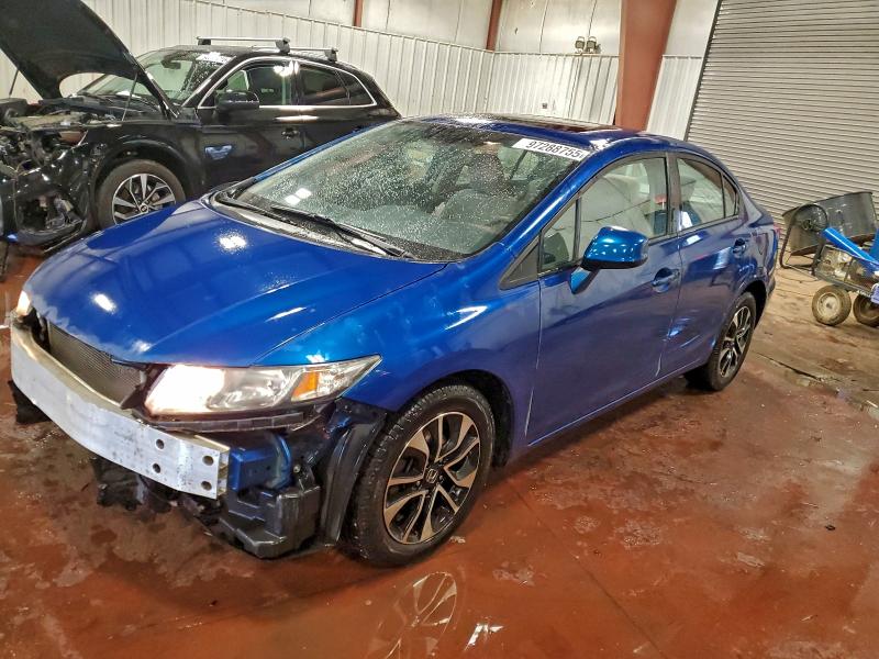 HONDA CIVIC EX 2013 with VIN 19XFB2F86DE054879 - Photo from auction