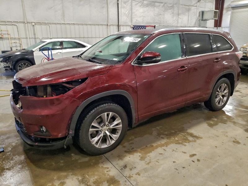 TOYOTA HIGHLANDER 2015 с VIN 5TDJKRFH0FS201838 - Снимка от търг