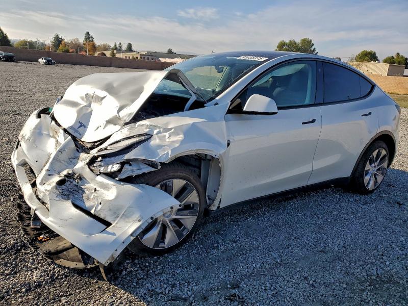 TESLA MODEL Y 2021 with VIN 5YJYGDEE4MF077696 - Photo from auction