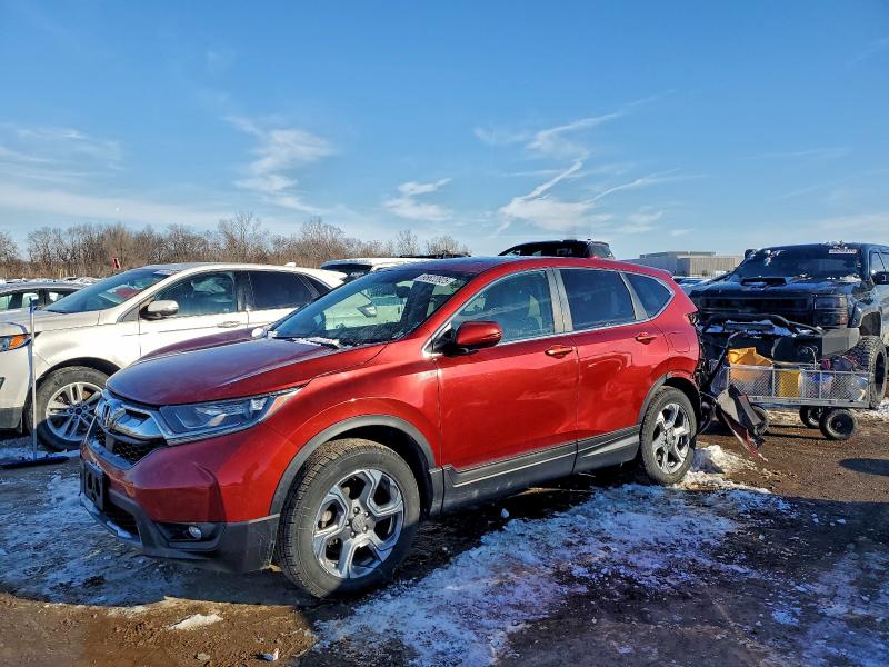 HONDA CR-V EXL 2017 with VIN 5J6RW2H85HL044768 - Photo from auction