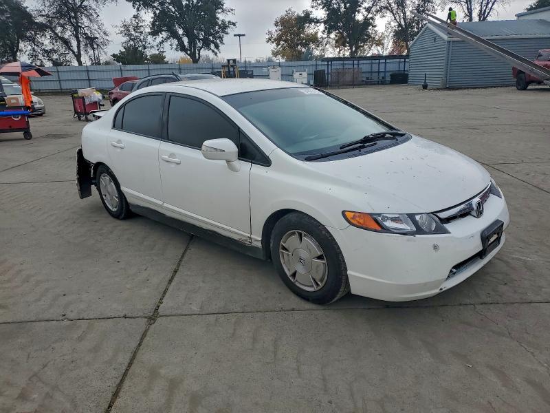 Photo 4 from auction – 2007 HONDA CIVIC HYBR with VIN JHMFA362X7S030718