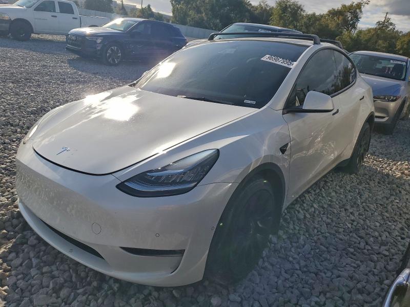 TESLA MODEL Y 2021 with VIN 5YJYGAEE7MF185986 - Photo from auction