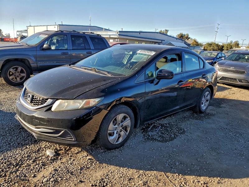 HONDA CIVIC LX 2014 with VIN 19XFB2F51EE227456 - Photo from auction