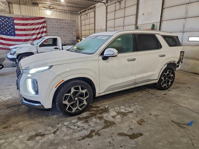 HYUNDAI PALISADE C 2022 with VIN KM8R74HE8NU387631 - Photo from auction