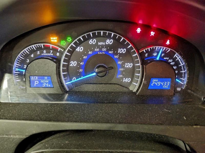 Photo 9 from auction – 2012 TOYOTA CAMRY BASE with VIN 4T4BF1FKXCR221495