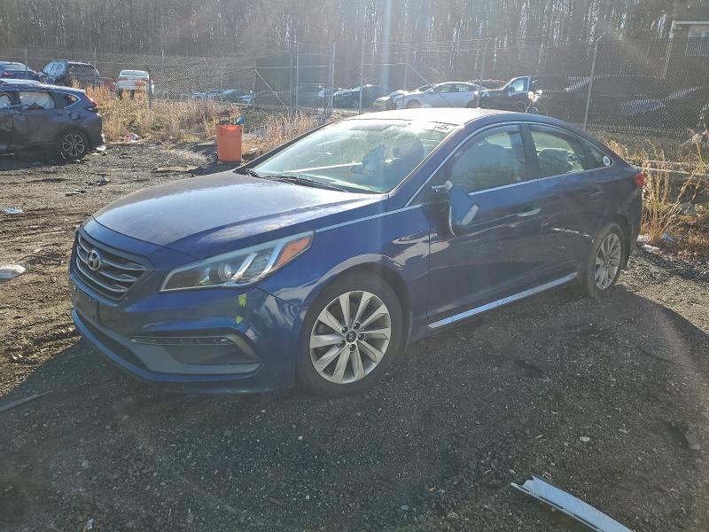 HYUNDAI SONATA 2015 with VIN 5NPE34AFXFH031887 - Photo from auction