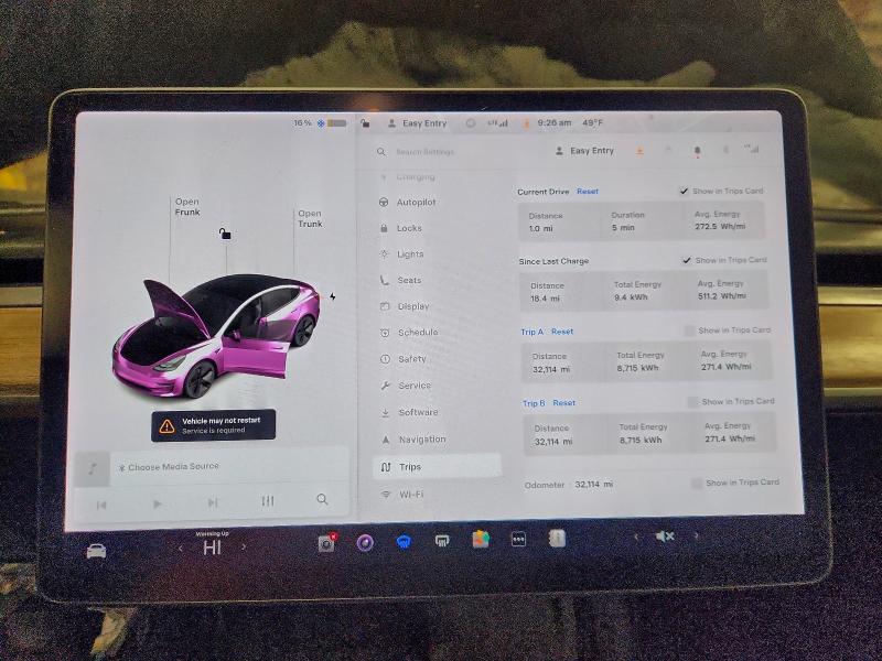 Photo 9 from auction – 2021 TESLA MODEL 3 with VIN 5YJ3E1EA1MF985616