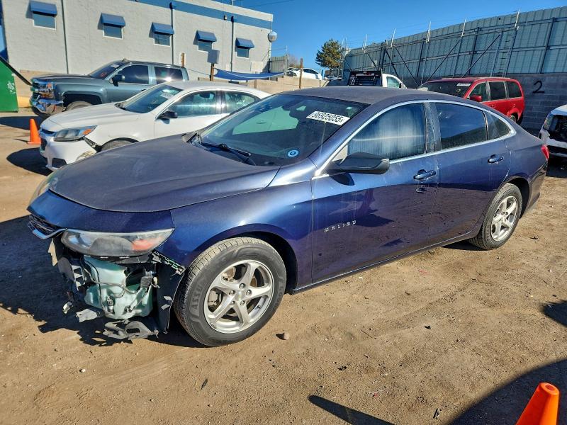 CHEVROLET MALIBU LS 2018 with VIN 1G1ZB5ST3JF117312 - Photo from auction