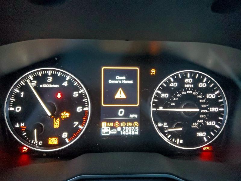 Photo 9 from auction – 2025 SUBARU OUTBACK LI with VIN 4S4BTANC7S3181748