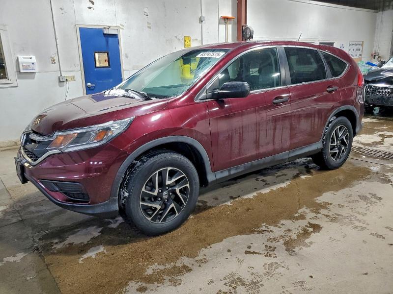 HONDA CR-V SE 2016 with VIN 5J6RM4H41GL026863 - Photo from auction