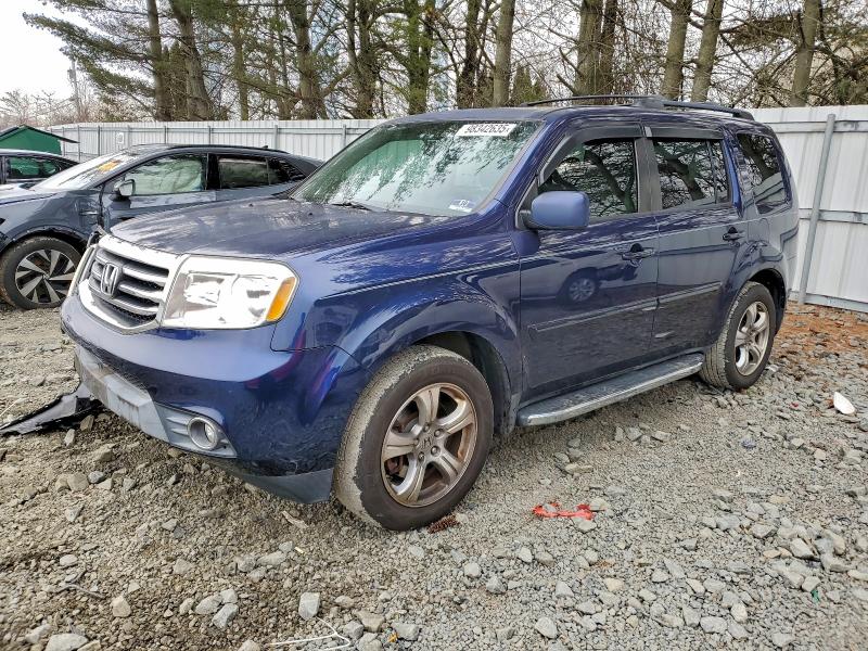 HONDA PILOT EX-L 2013 with VIN 5FNYF4H50DB052356 - Photo from auction