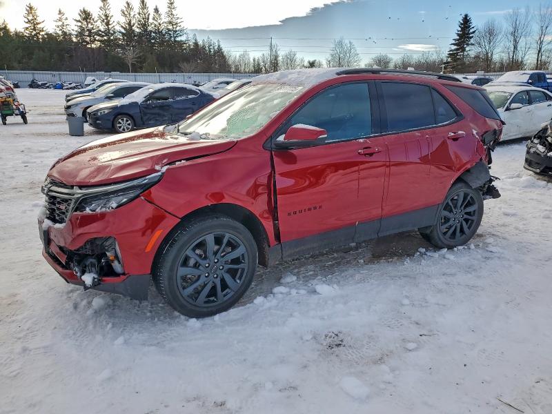 CHEVROLET EQUINOX RS 2022 with VIN 2GNAXWEV4N6141389 - Photo from auction