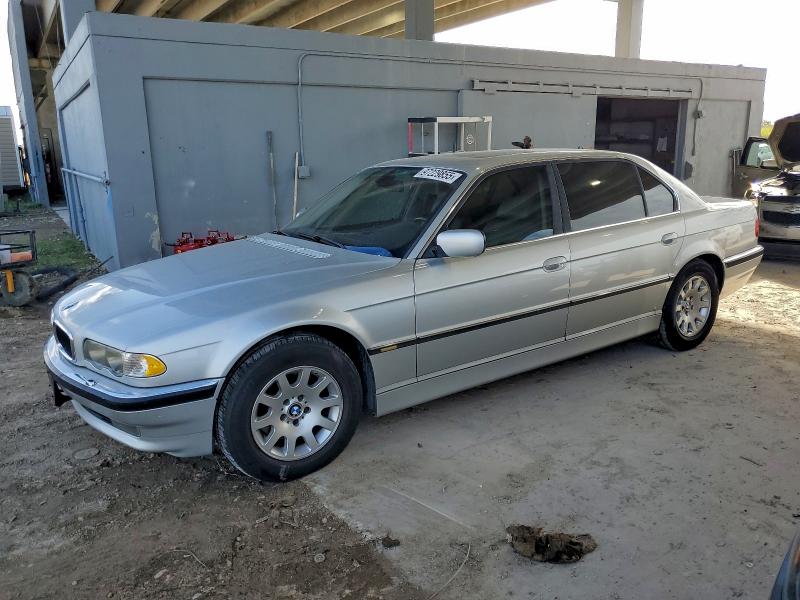 BMW 740 IL 2001 with VIN WBAGH83491DP21557 - Photo from auction