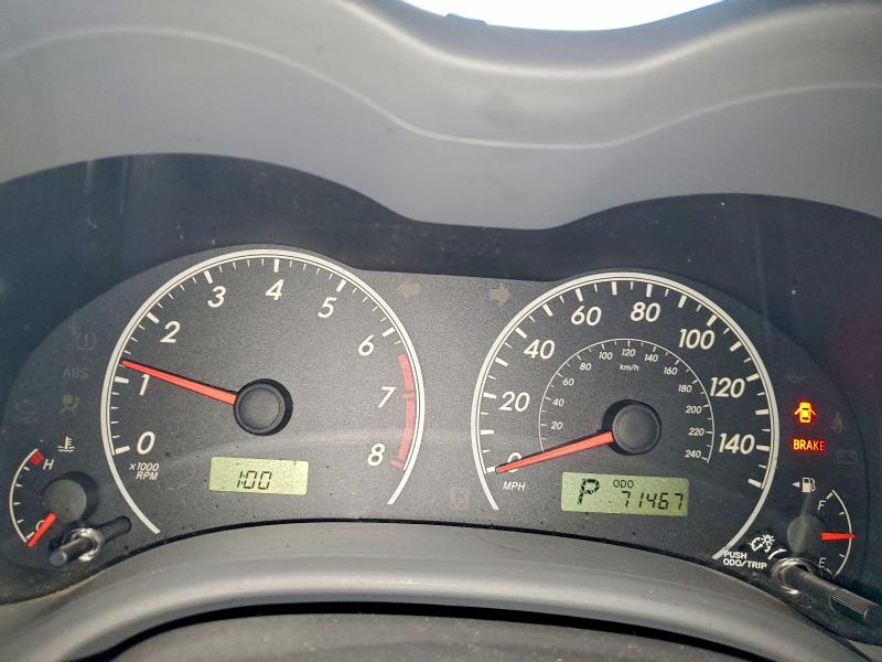 Photo 9 from auction – 2009 TOYOTA COROLLA BA with VIN JTDBL40E59J009836