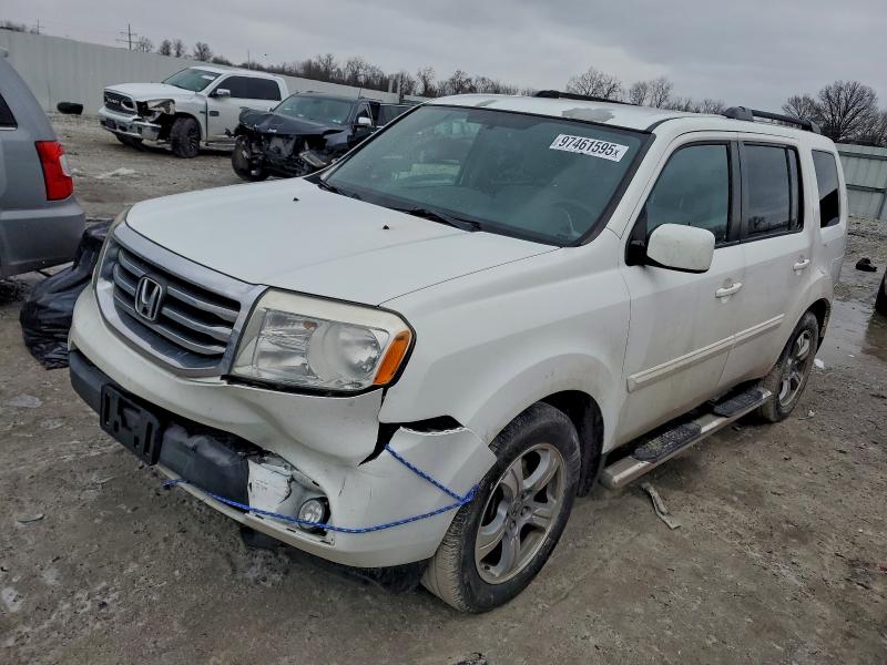 HONDA PILOT EX 2015 with VIN 5FNYF4H48FB075460 - Photo from auction
