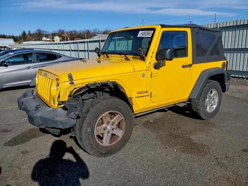 Photo 1 from auction – 2015 JEEP WRANGLER S with VIN 1C4AJWAG4FL683991