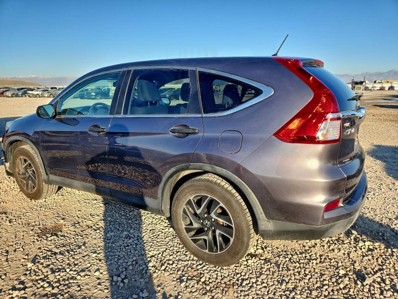 Photo 2 from auction – 2016 HONDA CR-V SE with VIN 5J6RM4H4XGL049770